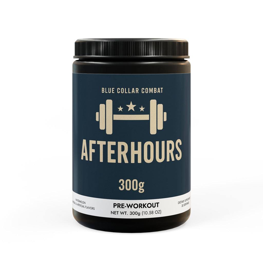 AFTERHOURS Pre-Workout Supplement, Watermelon (300g, 10.58oz)